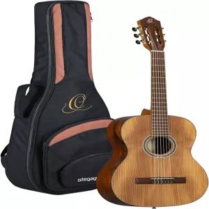 써모 시리즈 로스팅 솔리드 탑 쇼트 스케일 슬림 넥 나일론 클래식 기타(가방 포함)