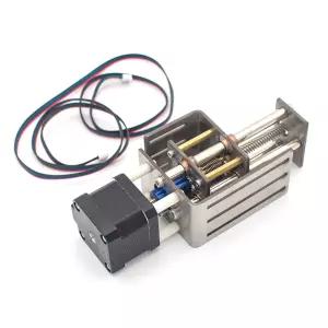 RATTMOTOR 50MM 여행 길이 선형 스테이지 교류기 Z축 슬라이딩 테이블 DIY 밀링 모션 가이드 레일 목공 CNC