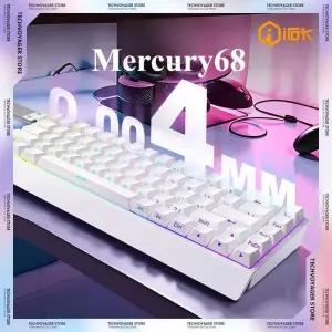 IROK Carotmas Mercury68 자기 스위치 기계식 키보드 8K 68 키 RT0.004mm 낮은 지연 맞춤형 유선 게임용 키