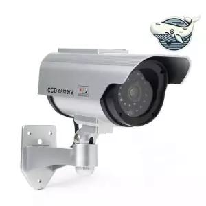 실내외 태양열 감시 카메라 모형 CCTV 방범 보안 감시 카메라 CCTV 태양열 건전지 도둑 실내 실외 가짜
