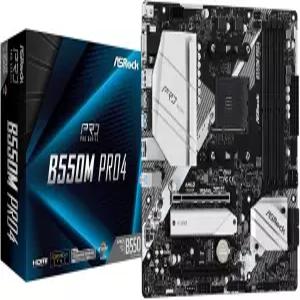 ASRock B550M PRO4 3세대 AMD AM4 RyzenTM / 미래 프로세서 메인보드 지원