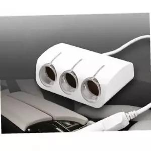 차량 시가잭 3구 멀티 케이블 충전기 소켓