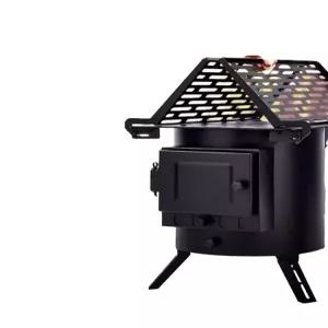 주물화목난로 장작 용 화로대 야외 식당 숯 실내