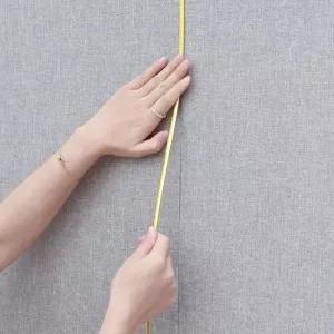 골드 포인트 띠벽지 하늘색 스티커 인테리어 옷장 몰딩