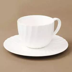 도자기 커피잔 200ml 깔끔한 고급 카푸치노 손잡이