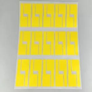 케이블 분류 스티커 옐로우 전선 정리 네임택 (WFKB29W)