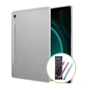 갤럭시탭S9 플러스 투명 젤리 케이스+심플 터치펜+펜 파우치 (WFKAFW1)