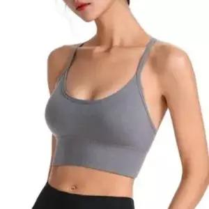 다용도 피트니스 여성 필라폴웨어 빽한줄 브라탑 WFIKU1L