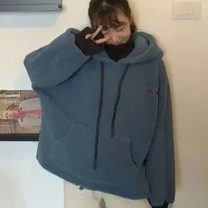 후리스 양털 뽀글이 목폴라 레이어드 후드티