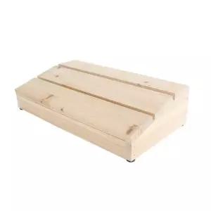 산모스툴 직장인 학생 책상 다용도 나무발판 원목 (WFKA28S)