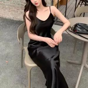 휴가룩원피스 브라이덜샤워원피스 데이트원피스 머메이드원피스 나시 실크