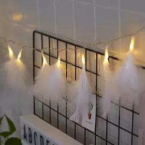 80구 깃털견고한 가랜드전구 10M LED장식 줄전구