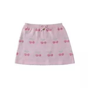 [M밍크뮤D] 26SS (PK)하트체리자카드니트스커트 치마 (3611543601) 출산준비물/신생아선물/배내수트/배내저