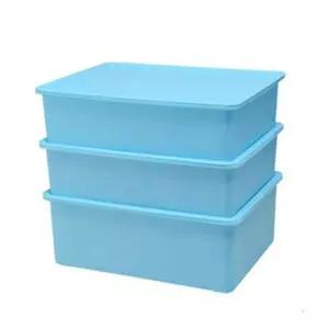 정리용 속옷 보관함 양말 수납박스 리빙 정리함 블루 (WFKAWMZ)