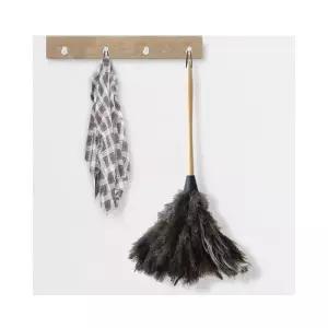 먼지제거기 총채 브러쉬 깃털 먼지털이 청소솔 타조털 루미나D