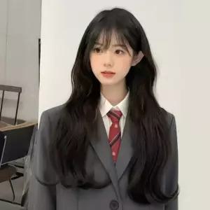 웨이브 긴머리 가발 여성 메쉬 예쁜 통가발 (WFKAZ9J)