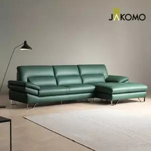 [자코모][장기무이자][신세계상품권 2만 증정] 다니엘 4인 카우치형 천연면피 소가죽 소파