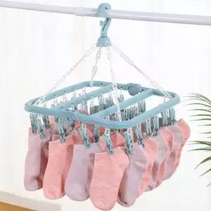 양말 빨래집게 건조대 속옷 빨래걸이 (WFKAZHG)