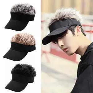 가발달린 남자 가발모자 선캡 캡모자 햇빛 자외선