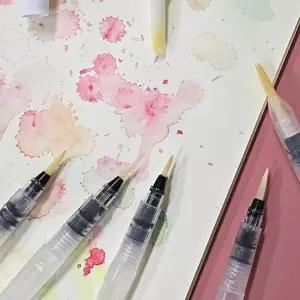 붓펜 미술 실속수채화