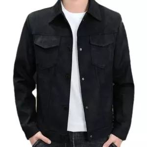 [프로셀러] 벨벳자켓 남성 트러커 스웨이드 라이더 점퍼