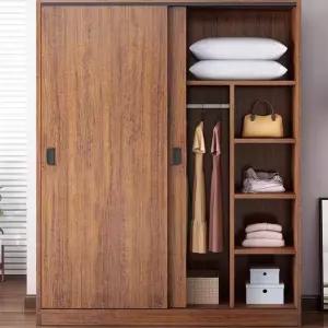 슬라이딩 조립 미닫이 간단 침실 슬라이드 옷장