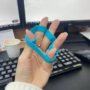 실리콘 무소음 손가락 악력기 4kg (WFKBIMB)