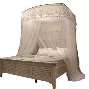 캐노피 공주 침대 침대캐노피 레이스 침실 아이방