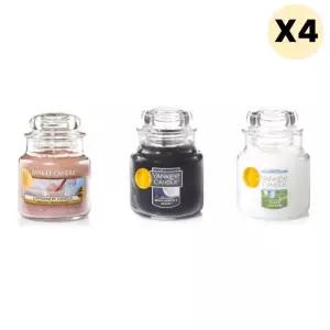 양키캔들 스몰자 향초 연말선물 홈무드 캔들 3개 X4