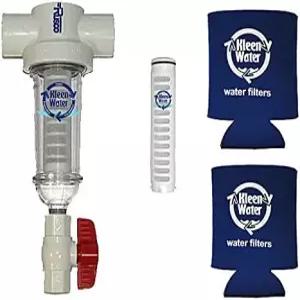 3/4 인치 24 메쉬 러스코 뷰 플로우 스핀 다운 분리기 모래/침전수 필터 20 GPM 추가 교체 화면 하나 포함