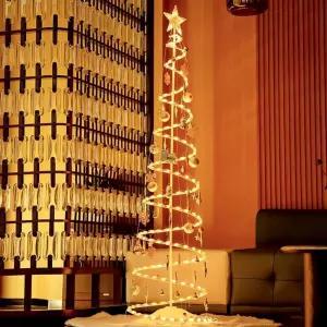 크리스마스 트리 오너먼트 꼭대기별 투명 세트