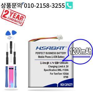 도착 [HSABAT] 1200mAh AHL 03706001 TomTom 1EX00 4EX0.001.11용 VF9B 배터리 Easy Start