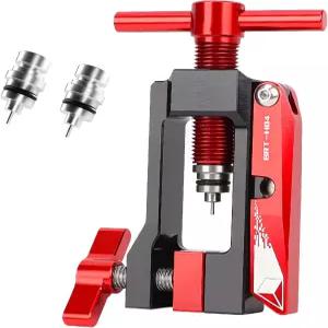 자전거 유압 호스 피팅 삽입 도구 오일 브레이크 니들 드라이버 설치 내부 배선 올리브 밴조 인서트 헤드