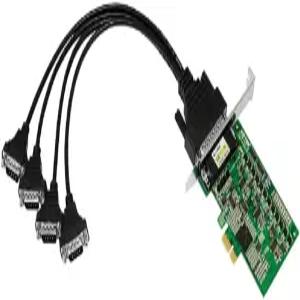 UOTEK Industrial 4포트 PCI-E to RS485/422 멀티 시리얼 카드 PCIE RS-485 RS-422 PC 확장 카드(시리얼