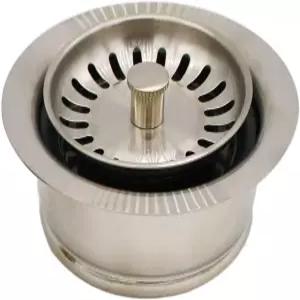 웨스트브라스 A2089SEV-07 3-1 /2 주방 싱크대 폐기물 배출 플랜지 및 바구니 스트레이너 새틴 니켈