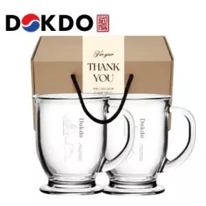 독도보틀 40240 글라스 머그컵 440ml 2P 선물세트