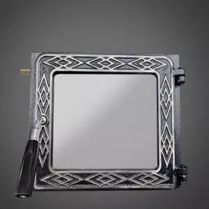 장작 난로문 아궁이 주철 덮개 무쇠 벽난로