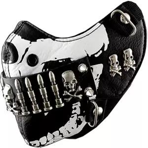 방탄 마스크 남성 펑크 록 바이커 커스텀 힙합 오토바이