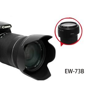 BIZOE 캐논호환 카메라 렌즈 후드 EW-73B EFS18-135 IS STM 67mm 액세서리  60D 70D 80D 90D 6D27D277D 600
