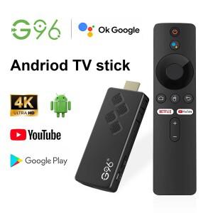 G96 글로벌 에디션 TV 스틱 Q2 안드로이드 13 4K 휴대용 스트리밍 음성 지원 2GB 16GB Allwinner H313 다국