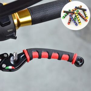 바이크 오토바이 실리콘 브레이크 레버 그립 자전거 미끄럼 방지 보호 핸들 바 슬리브 모토 장비 액세서리