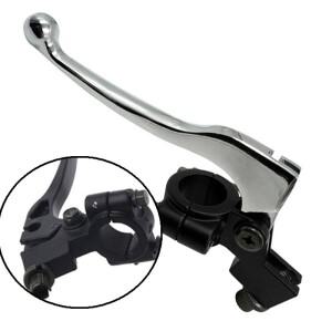 1개 범용 바이크 오토바이 핸들바 브레이크 클러치 레버 드럼 오프로드 라이더 핸드바 어셈블리 도구