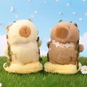 꽃목걸이 카피바라 가방고리 열쇠고리 키링