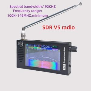 HTOOL SDR 라디오 단파 DSP 디지털 FM 수신기 트랜시버 복조 컬러 디스플레이