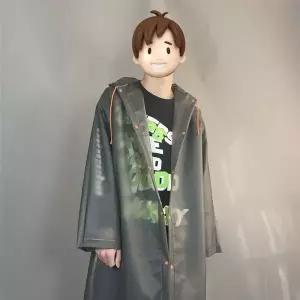 [하프클럽/]롱 코트형 반투명 우비 레이코트 판초우의 성인우비 작업복 등