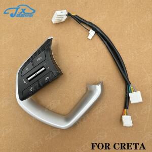 현대 호환 IX25 크레타 버튼용 스티어링 휠 단추 블루투스 폰 크루즈 컨트롤 볼륨 리모컨 신형 자동차 스위