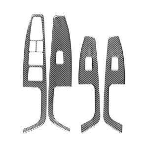 현대 호환 엘란트라 아반떼   LHD 윈도우 스위치 패널 커버  탄소 섬유  액세서리 A