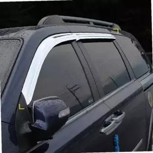 그랜드카니발 크롬 썬바이저 빗물받이 햇빛가리개 4P