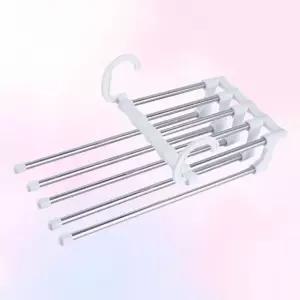 스텐 접이식 바지걸이 5단 정리 옷걸이 (WFKBF7G)