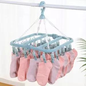양말 빨래집게 건조대 속옷 빨래걸이 (WFKAZHG)